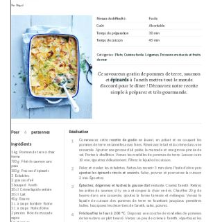 Gratin de saumon _ recette familiale _ R...