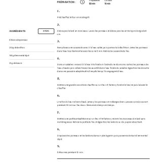 Gratin poireaux lard emmental