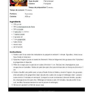 Orzo sauté aux légumes d'hiver