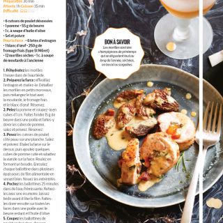 ballotins volaille morille