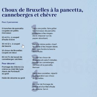 choux bxl pancetta chèvre