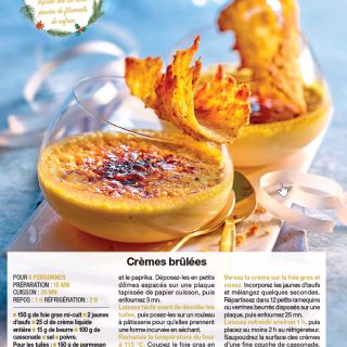 crème brûlée foie gras