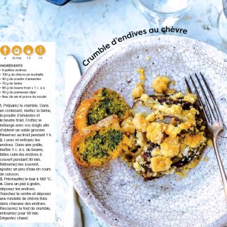 crumble endives chèvre