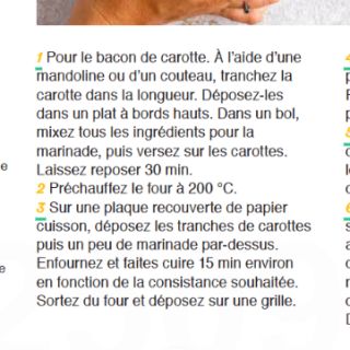 galette raclette bacon de carottes