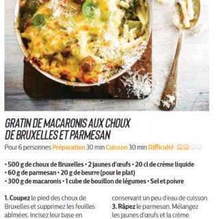 gratin macaroni choux bxl