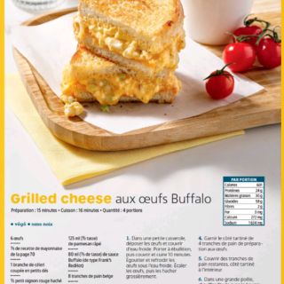grilled cheese oeufs