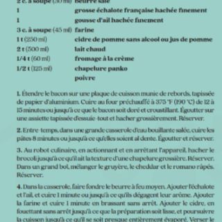 macaronis gratinés fromage brocolis bac...