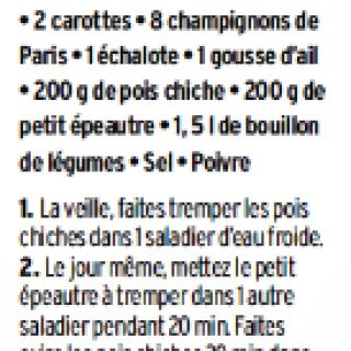 minestrone légume châtaigne