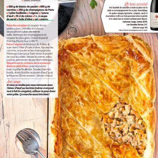 poulet forestier en croute