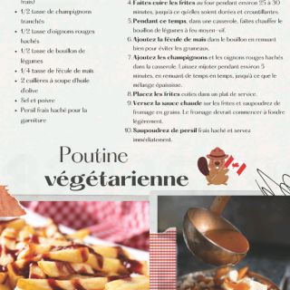 poutine végétarienne