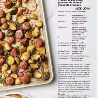 saucisses pdt choux de bruxelles