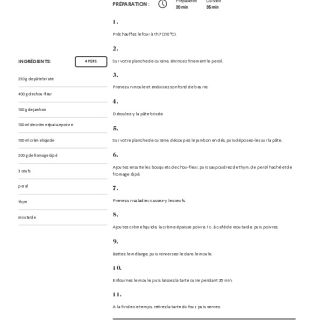 tarte choux fleur jambon