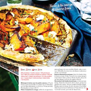 tarte courge chèvre