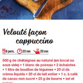 velouté cappucino
