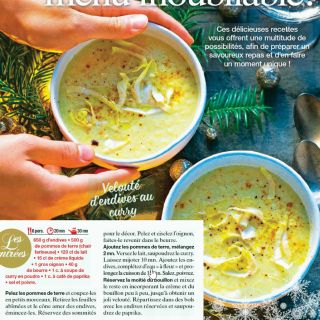 velouté endives curry