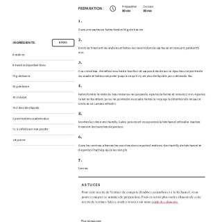 verrine endive au jambon