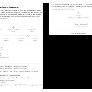 Amaretti pistache cardamome