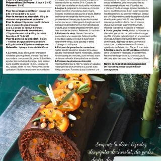 Bûche chocolat orange