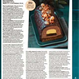 Bûche cookie cacahuète