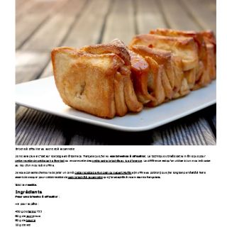 Brioche à effeuiller au sucre et à la ...