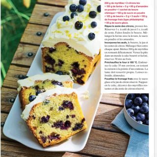 Cake citron myrtille