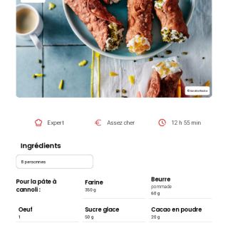 Cannoli _ recette sicilienne _ Régal