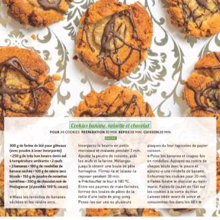 Cookies banane noisettes chocolat