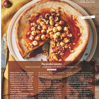 Flan praliné noisettes