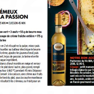 Fondant crémeux fruits passion