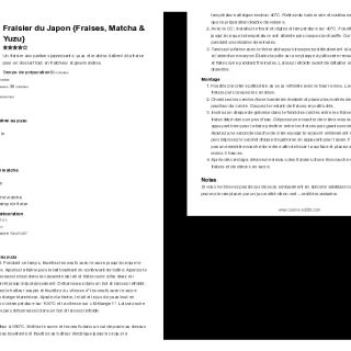 Fraisier du Japon {Fraises, Matcha & Yuz...