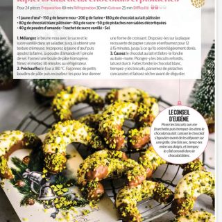 Kipferls chocolat pistaches