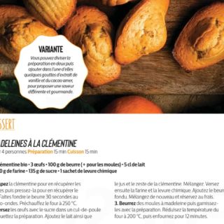 Madeleine clémentine