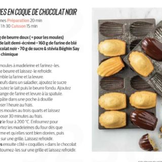 Madeleine coque choco