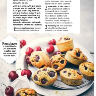 Moelleux amandes pistache cerises