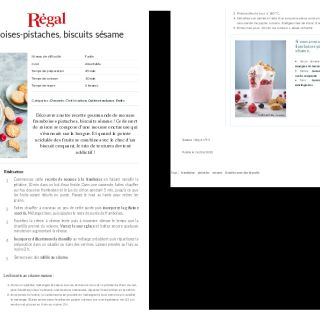 Mousse framboise pistache