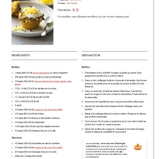 Muffins gloire du matin