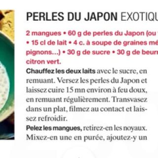 Perles du Japon exotique