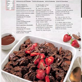 Pudding pain chocolaté