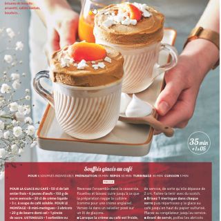 Soufflé glacé au café