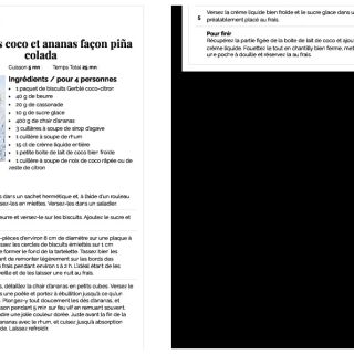 Tartelettes coco et ananas façon piña ...