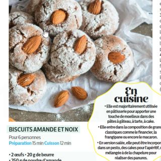 biscuits amande noix