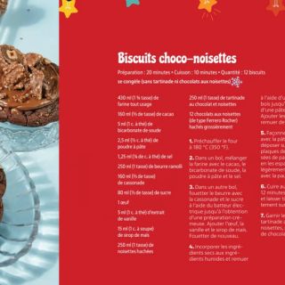 biscuits choco noisettes