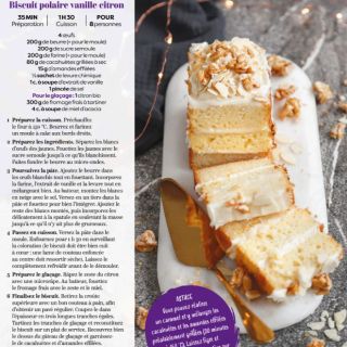 biscuits polaires vanille citron