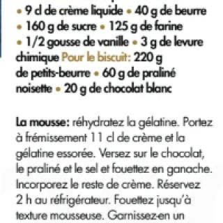 buche à la noisette