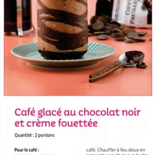 café glacé chocolat