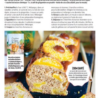 cake ananas coco gingembre