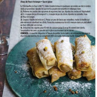 cigares noisettes agrumes