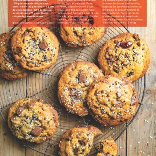 cookies sésame chocolat