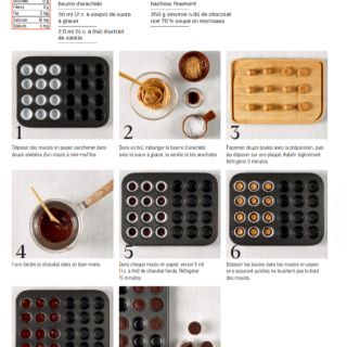 coupelle choco arachide