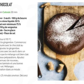 gateau choco gingembre